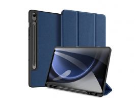DUX DUCIS DOMO [Samsung Galaxy Tab S9 Plus] aktív, oldalra nyíló tok SÖTÉTKÉK