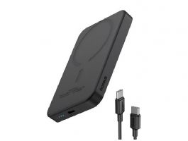 BASEUS MAGNETIC MINI vésztöltő Type-C aljzat (5000mAh, 20W, PD gyorstöltő, wireless, MagSafe) FEKETE