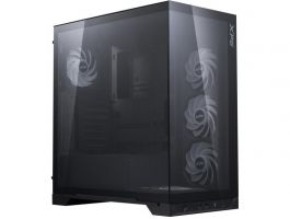 ADATA XPG Ház Midi ATX Invader X BTF, 5x120mm RGB ventilátor, Tápegység nélkül, üvegfalú, fekete