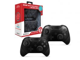 ARMOR3 NUCHAMP Nintendo Switch Kiegészítő Vezeték nélküli kontroller (M07467-BKBG) Fekete & Fekete (2-PACK)