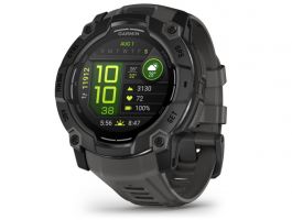 Garmin Instinct 3, 50mm AMOLED, Black, grey strap (010-03020-00)