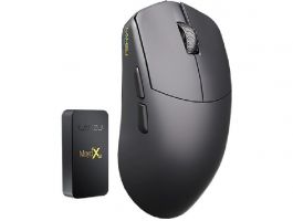LAMZU MAYA X 8K vezeték nélküli gaming egér, fekete (MAYA X CHARCOAL BLACK)
