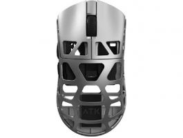 ATK Fierce X 8K optikai USB / vezeték nélküli gaming egér, ezüst-szürke (FIERCE X 8K SILVER GREY)