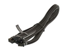 Seasonic 2db Power 8pin -> Power 16pin PCIe 12VHPWR F/F tápkábel 0.75m fekete (600W) (WATX16883EW)