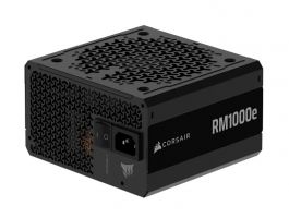 CORSAIR RM1000e, 1000W, 12cm, ATX 3.1, PCIe 5.1, BOX, Cybenetics Gold Tápegység Moduláris (CP-9020297-EU)