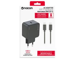 Nacon Switch 1-2 töltő adapter + USB-C kábel 65W (SWITCHNEWADAPT60)