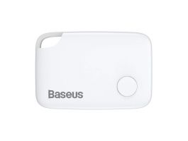 BASEUS T2PRO bluetooth nyomkövető (kulcstartóra, táskára, autóba, valós idejű nyomkövetés, CR2032 elem) FEHÉR (FMTP000002)
