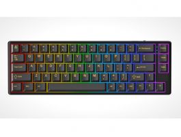AVAX Vezetékes/Vezeték Nélküli Billentyűzet GM01 PRO USB, Fekete, Mechanikus, Yellow Switch, HUN (GM01Y PRO)