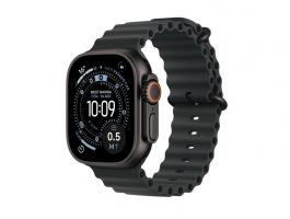 Apple Watch Ultra 3 GPS + Cellular 49mm-es fekete titántok, fekete Óceán szíj (MF0J4QH/A)