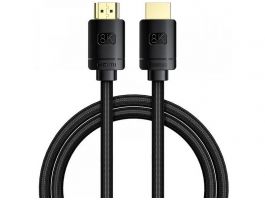 Baseus High Definition HDMI 8K kábel, 2m, fekete (CAKGQ-K01)