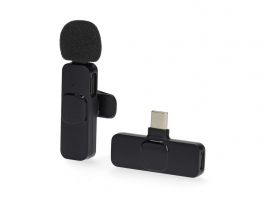 Nedis MICW110BK vezeték nélküli mikrofon, USB Type-C (MICW110BK)