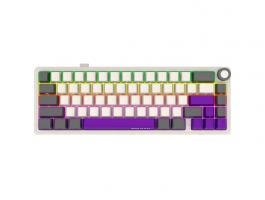 Lorgar KBP70MW vezeték nélküli gaming billentyűzet 65% mech RGB, bézs (LRG-KBP70MW-RT)