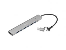 SANDBERG USB-C/A to 7 x USB 3.0 HUB (136-66)