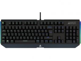 AVAX FS01 USB Mechanikus Billentyűzet, Red Switch, HUN (AVAX_FS01R) Fekete
