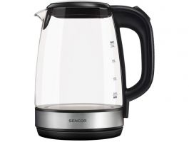 Sencor SWK 2080BK üveg vízforraló 2 L, fekete (41003848)