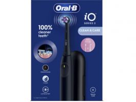 Oral-b iO2 Series Night Black (RW pótfejjel) + utazó tok (10PO010470)