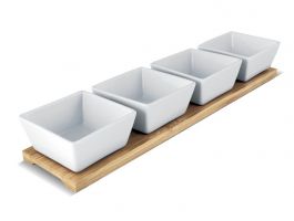 Lamart LT9020 BAMBOO 4 részes tálalóedény