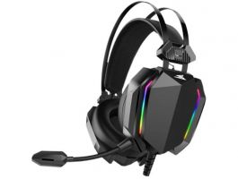 BARACUDA BGH-041B SEAGUL-B vezetékes gamer fejhallgató mikrofonnal, fekete