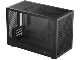 DEEPCOOL CH260 Micro ATX PC ház, Tápegység nélkül, Fekete, Üvegfalú (R-CH260-BKNGM0-G-1)
