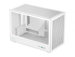 DEEPCOOL CH260 WH Micro ATX PC ház, Tápegység nélkül, Fehér, Üvegfalú (R-CH260-WHNGM0-G-1)