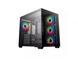 DEEPCOOL CG530 4F ATX PC ház, Tápegység nélkül, Fekete, Üvegfalú (R-CG530-BKADA4-G-1)
