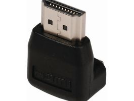 Nedis CVGB34902BK HDMI átalakító adapter, aranyozott, 270°-os szögben elforgatható, pipa