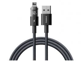 BASEUS DISPLAY II adatkábel USB - lightning, 200cm (P10382700121-01) fekete