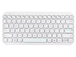 Asus Marshmallow KW100 vezeték nélküli billentyűzet, fehér HU (KW100 KEYBOARD/WH/HU/81//3BT/COPILOT)
