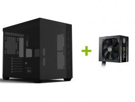 Cooler Master Midi CD600 + ST4 fans + MWE Gold V2 750W számítógépház