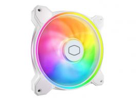 Cooler Master Case 14cm Masterhűtőventilátor MF140 Halo2, fehér (MFL-B4DW-16NP2-R2)