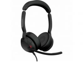 JABRA Evolve 2 50, USB C/A, MS Stereo headset, fekete