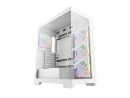 DEEPCOOL Ház ATX CG580 4F V2 WH Tápegység nélkül, Fehér Üvegfalú