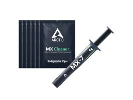ARCTIC COOLING MX-7 Hűtőpaszta, 4g + MX Tisztitókendő Hűtőpasztához (ACTCP00092A)