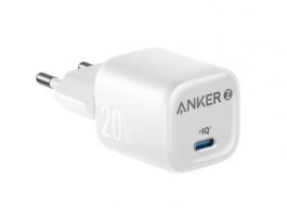 Anker Zolo Charger 20W kompakt GaN USB‑C töltő (A2699G21) White
