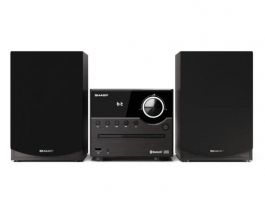 Sharp XL-B512BK Bluetooth mikrohifi rendszer fekete fa hangszórókkal
