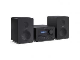 Sharp XL-B514(BK) Tokyo FM bluetooth mikrohifi rendszer fekete fa hangszórókkal