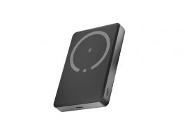 AVAX PB600 FREELY+ mágneses vezeték nélküli 15W, USB-C 20W, 10000mAh Powerbank (AVAX_PB600) fekete