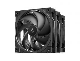DEEPCOOL Rendszerhűtő Ventilátor FD12 V2 3IN1, 12cm - 3db/csomag, fekete (R-FD12V2-BKNPN3-G)