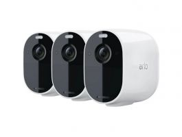 Arlo Essential Outdoor Security Camera - 3 Camera Kit - (Base station not included), White - VMC2330-100EUS