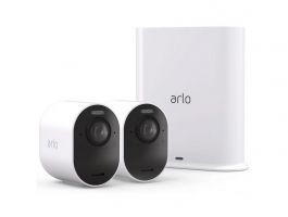 Arlo Ultra 2 Outdoor Security Camera 2 Camera Kit (Base station included), White - VMS5240-200EUS