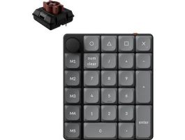 Keychron K0 Max Bluetooth, Vezeték Nélküli Mechanikus Numerikus Billentyűzet, Fekete (K0M-H3)