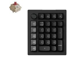 Keychron V0 Ultra 8K Bluetooth, Vezeték nélküli, Silk POM Red Mechanikus Numerikus Billentyűzet (V0U-D1)