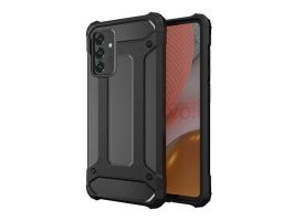 Gigapack Defender szilikon telefonvédő (ütésállóság, légpárnás sarok, fémhatás) FEKETE (GP-166267)
