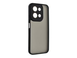 Gigapack Szilikon telefonvédő (ütésállóság, akril hátlap, kameravédő) FEKETE (GP-173995)