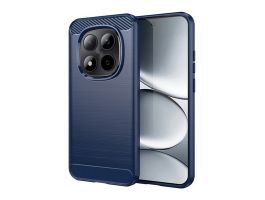 Gigapack Szilikon telefonvédő (ütésállóság, légpárnás sarok, szálcsiszolt, karbon minta) SÖTÉTKÉK (GP-180661)