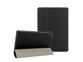 TACTICAL BOOK TRIFOLD tok álló, bőr hatású (aktív FLIP, oldalra nyíló, TRIFOLD, asztali tartó) FEKETE (57983127892)