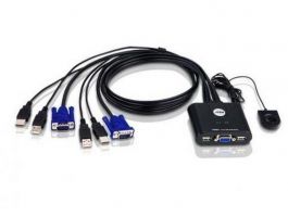 ATEN KVM Switch 2PC USB CS22U+Kábel