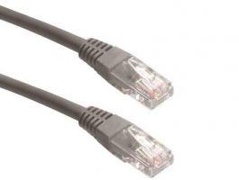 WIRETEK UTP Cat.5E Patch kábel, 0.5m (WL021BG-0.5) Szürke