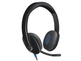 LOGITECH H540 USB Mikrofonos fejhallgató (981-000480) Fekete