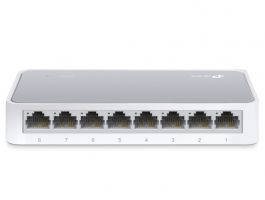 TP-LINK 8 portos 100Mbps Switch (TL-SF1008D) Fehér
